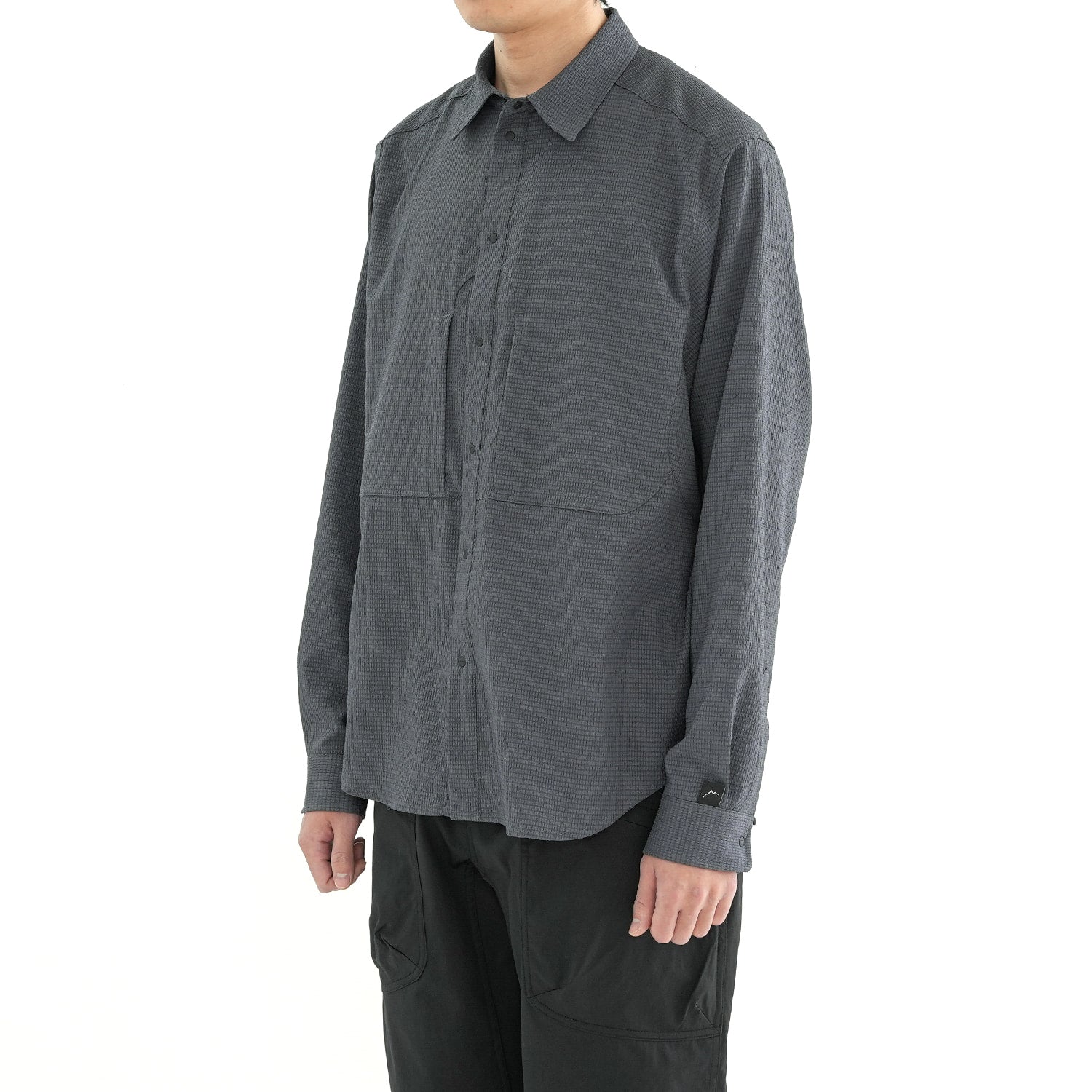 Flow Seersucker Shirts | Charcoal