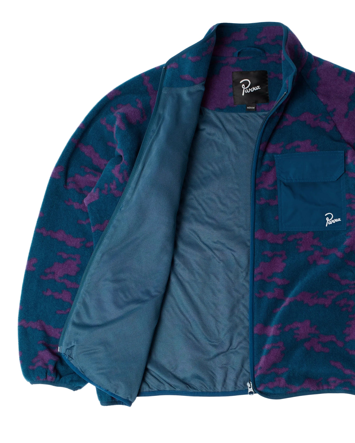 Purple Darwin Camo Fleece | Blue