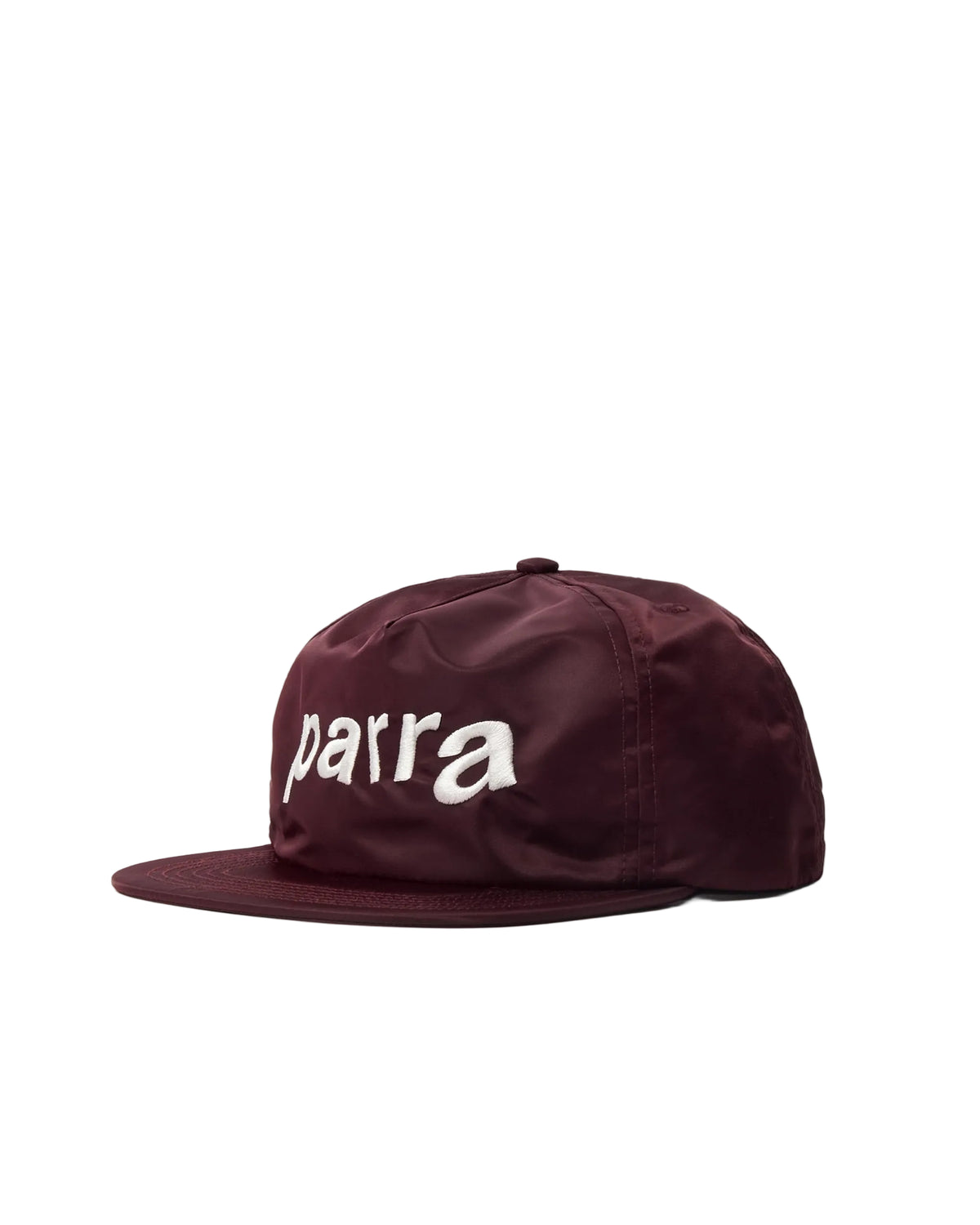 Distorted 90s Memory 6 Panel Hat | Dark Red