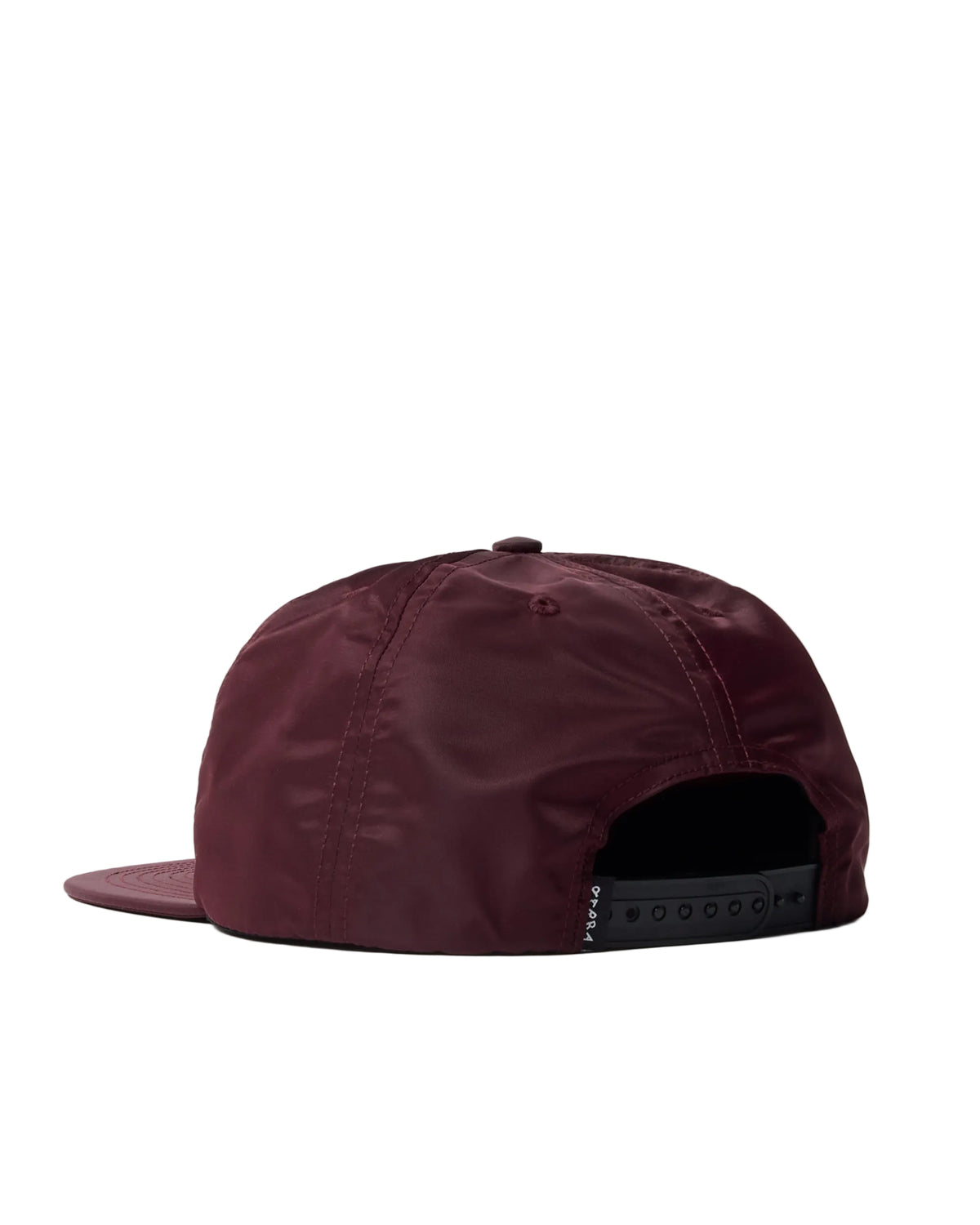 Distorted 90s Memory 6 Panel Hat | Dark Red