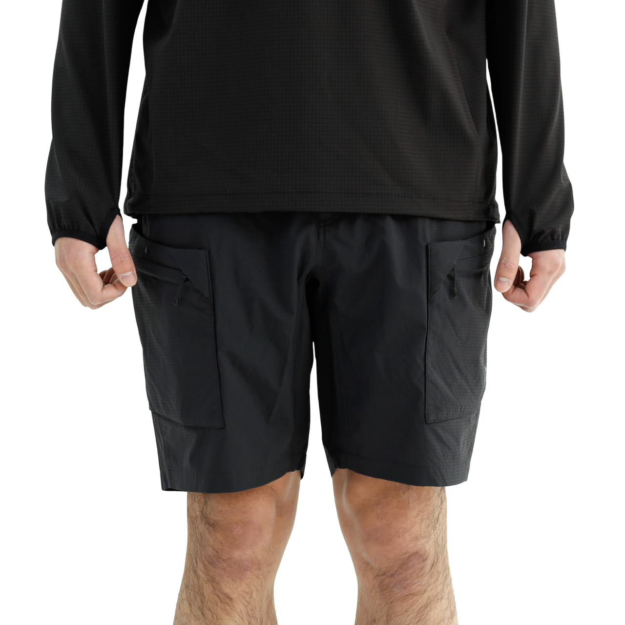 Light Cargo Shorts | Black