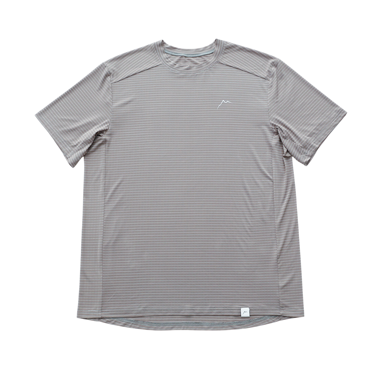 Stripe Logo Short Sleeve | Grey