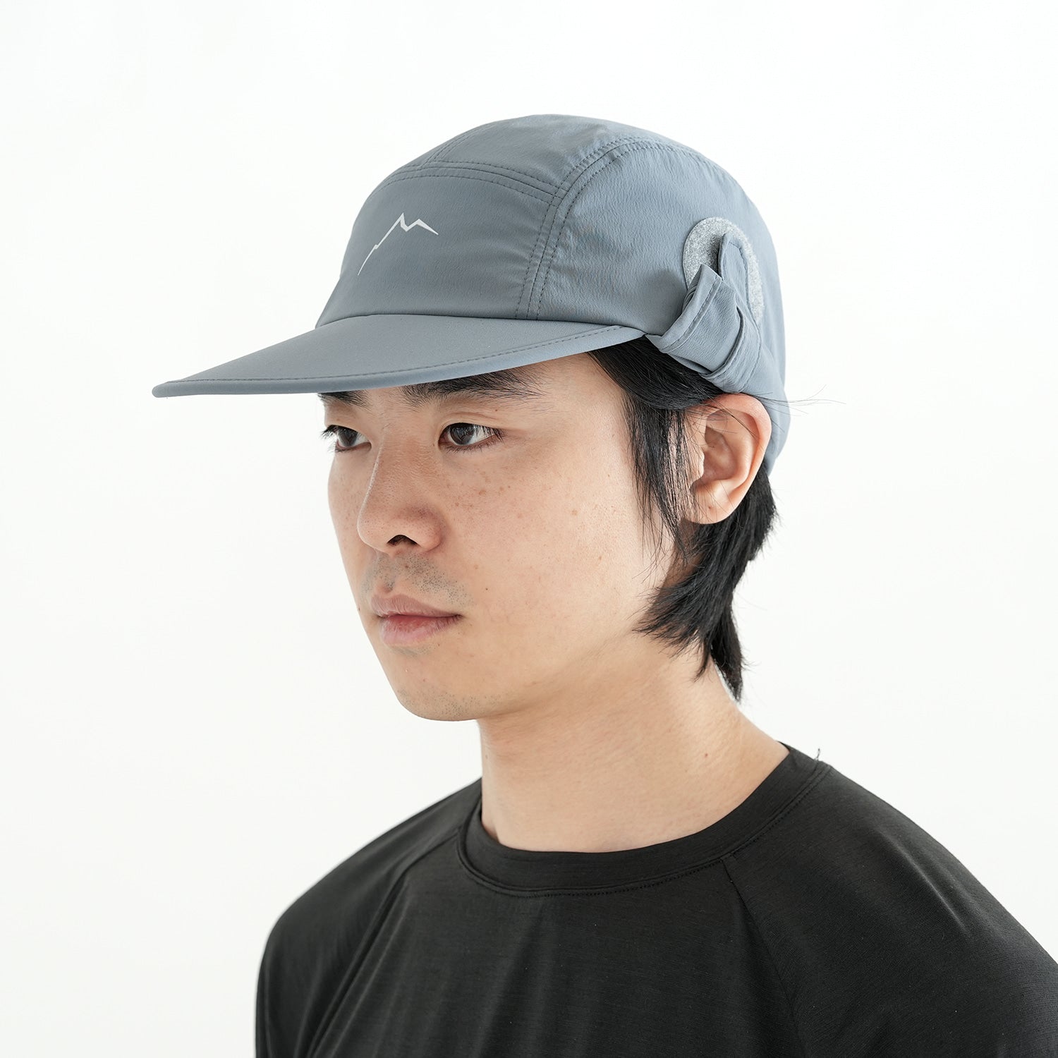 Solid Visor Cap | Blue Grey