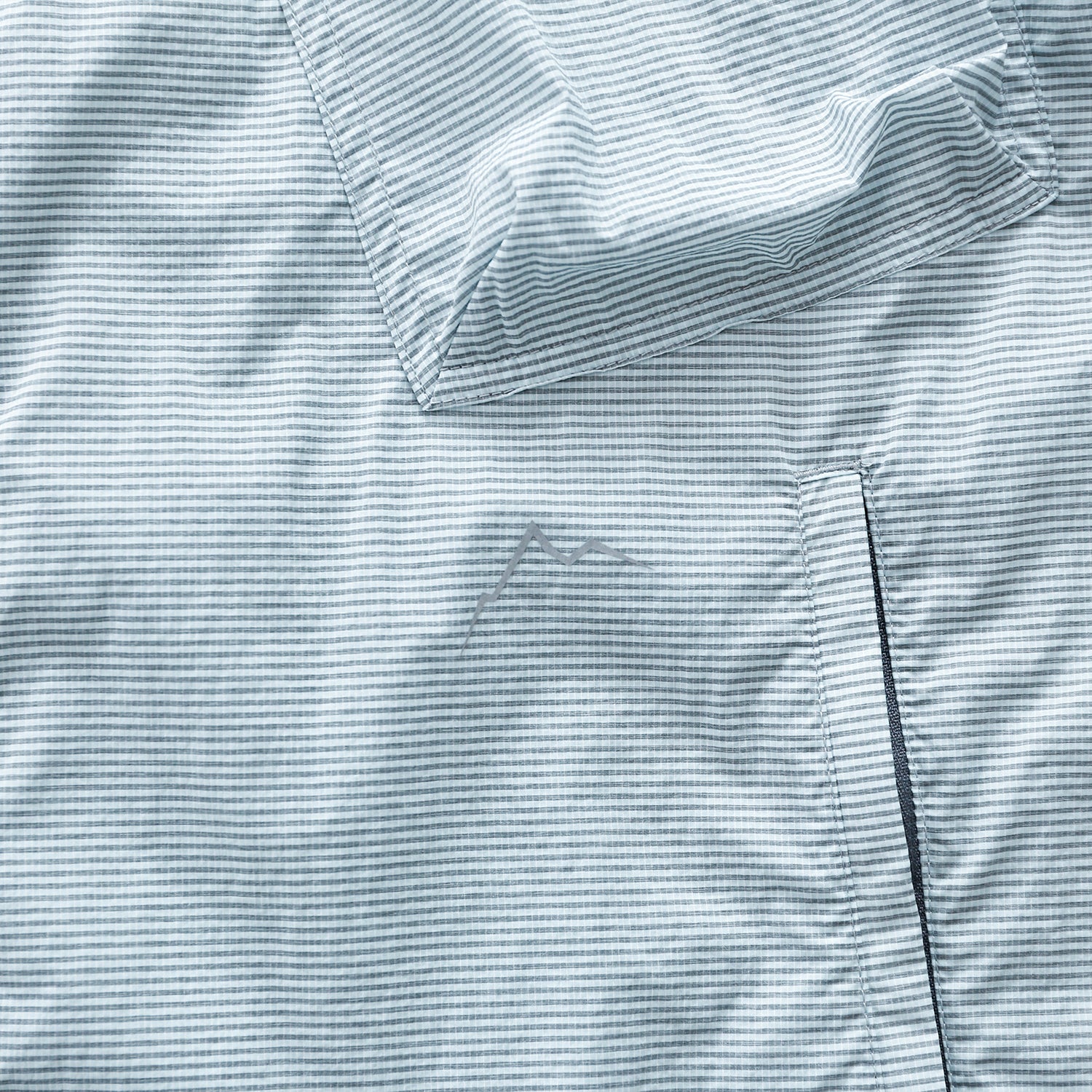 Flap Pocket Chk Jacket | Light Grey