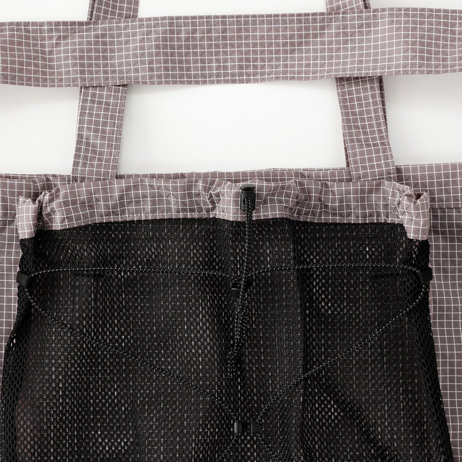 Trail Tote | Grid Red Bean