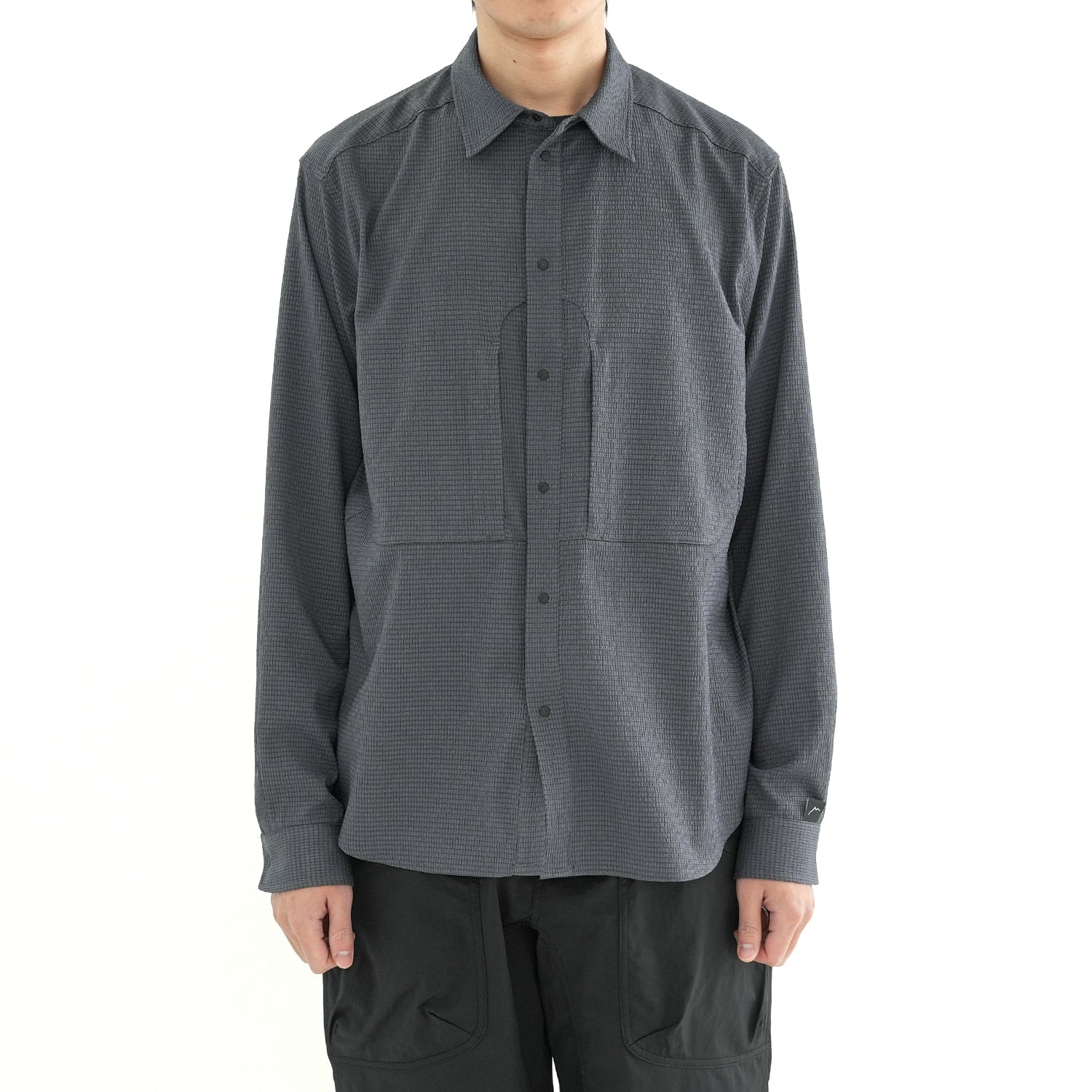 Flow Seersucker Shirts | Charcoal
