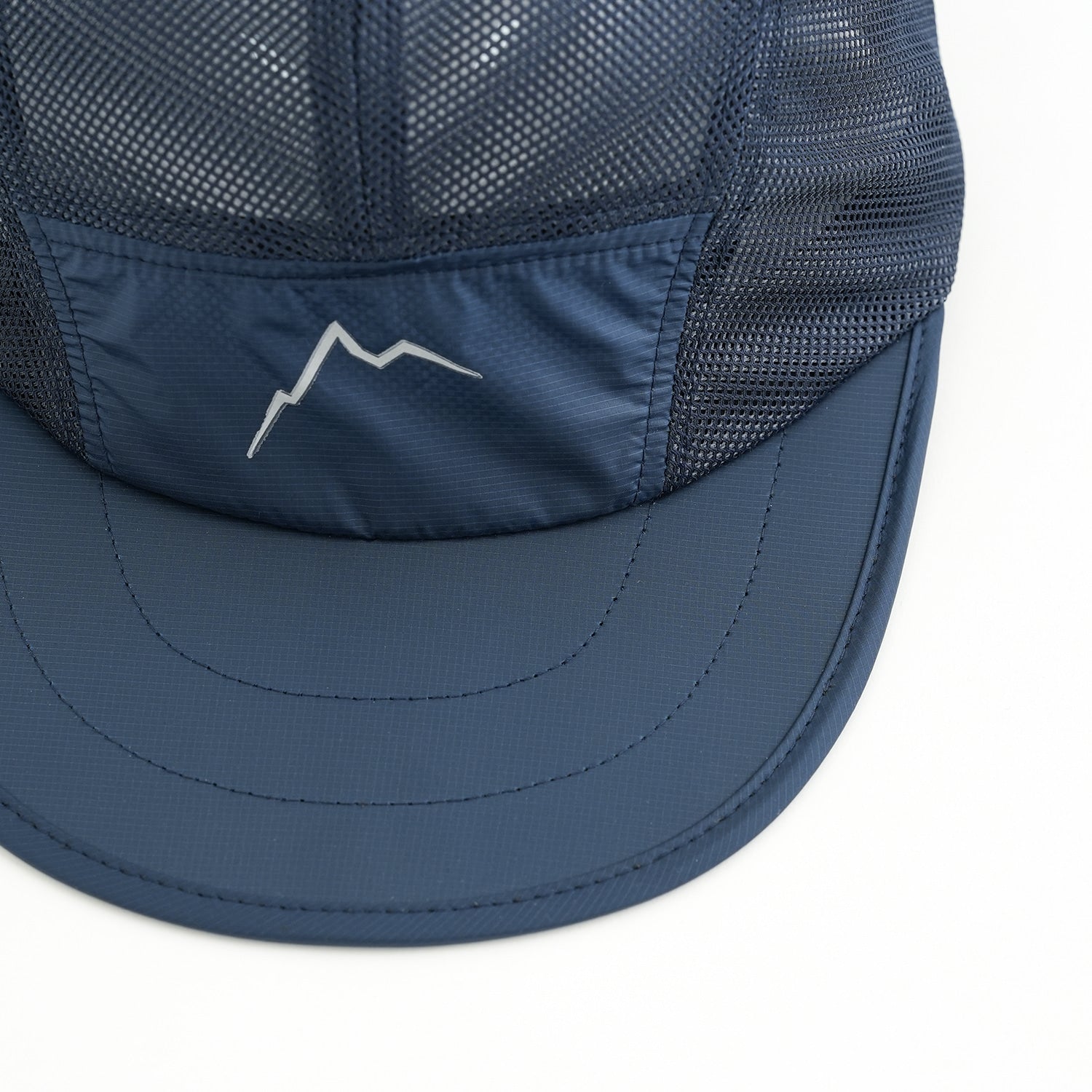 Double Mesh Feather Cap | Blue
