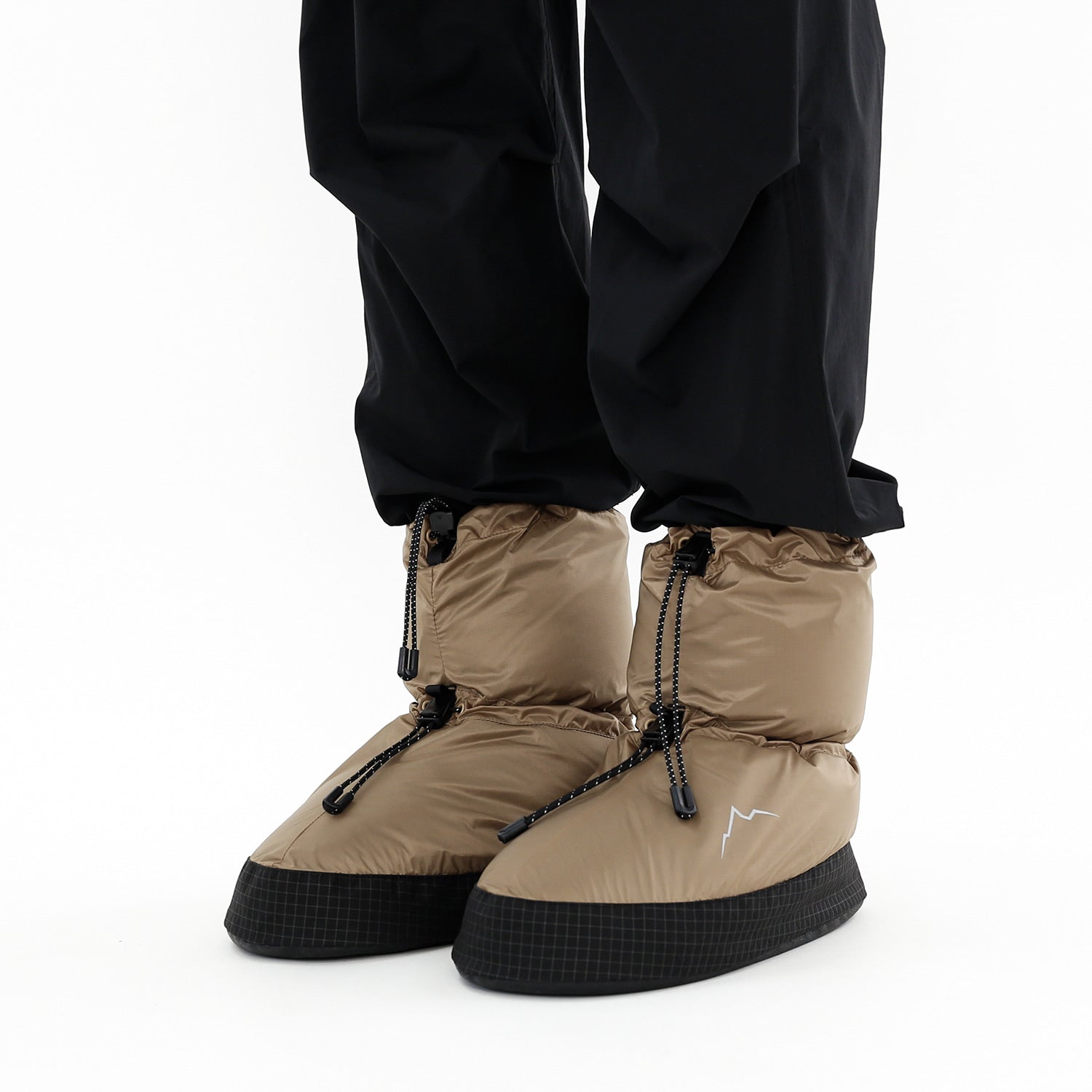 Down Booties | Brown