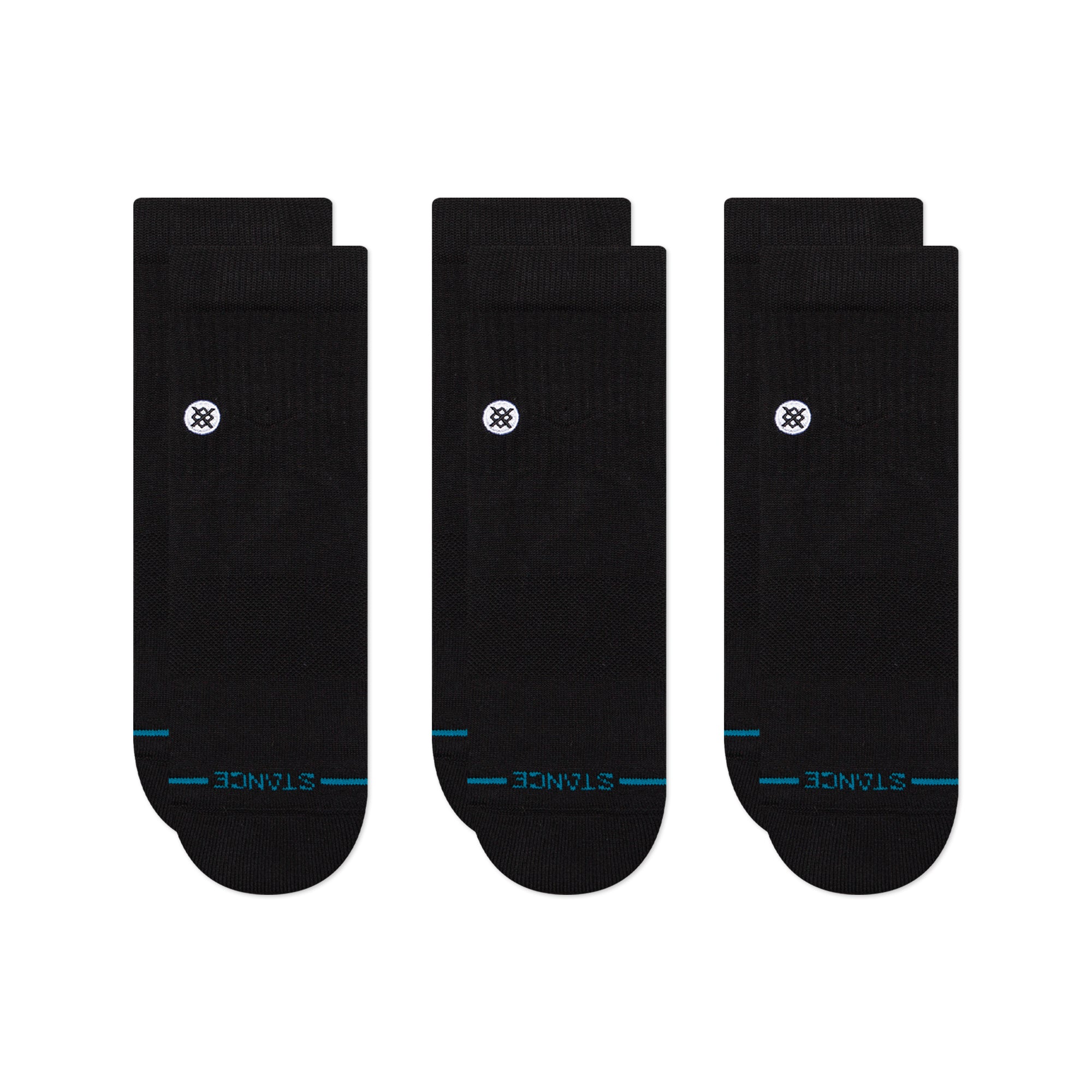 Icon Quarter Sock 3 Pack