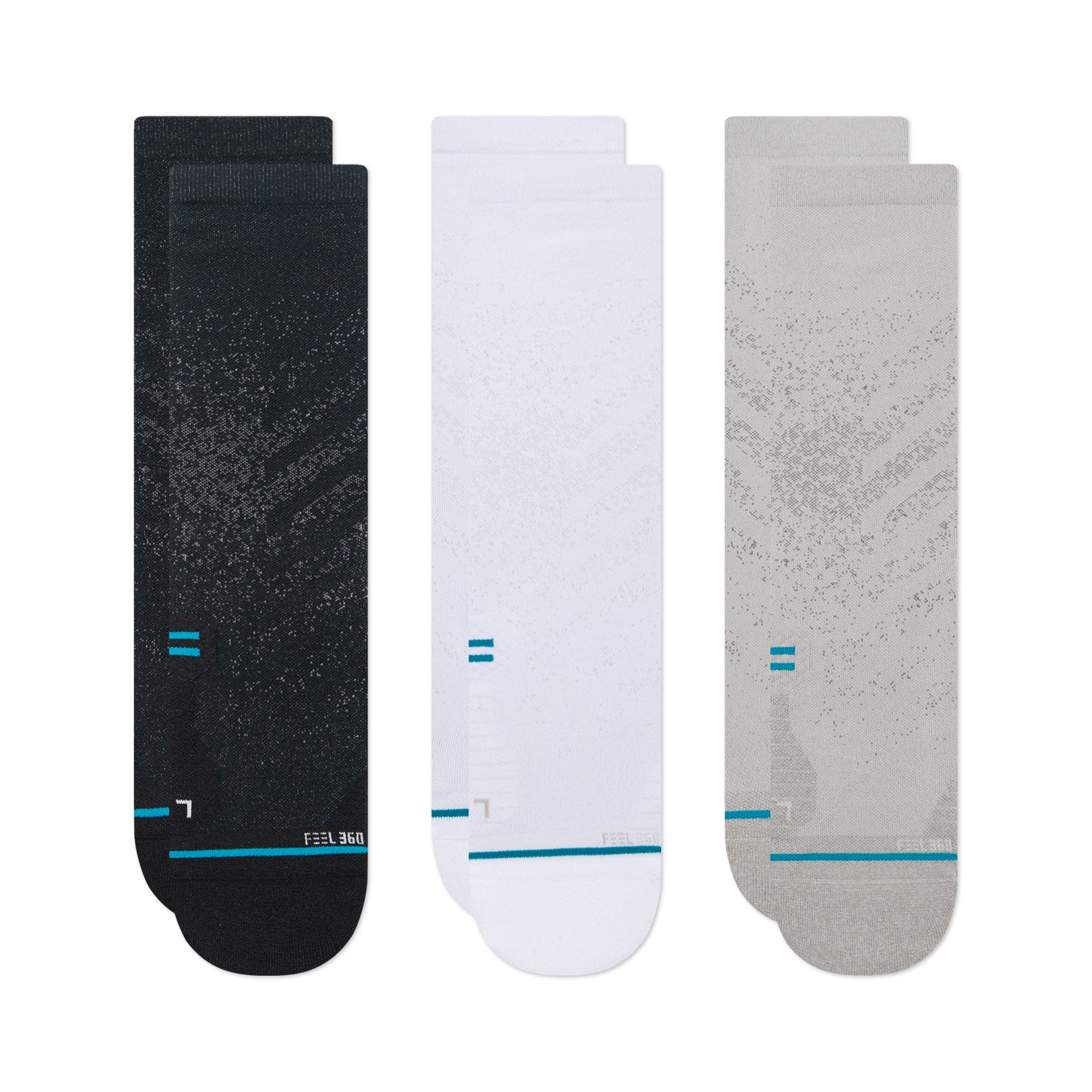 Run Light Crew Socks 3 Pack