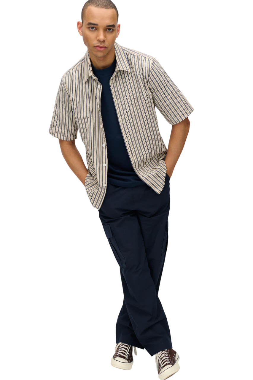 Aarhus Short Sleeved T-Shirt | Navy Blazer