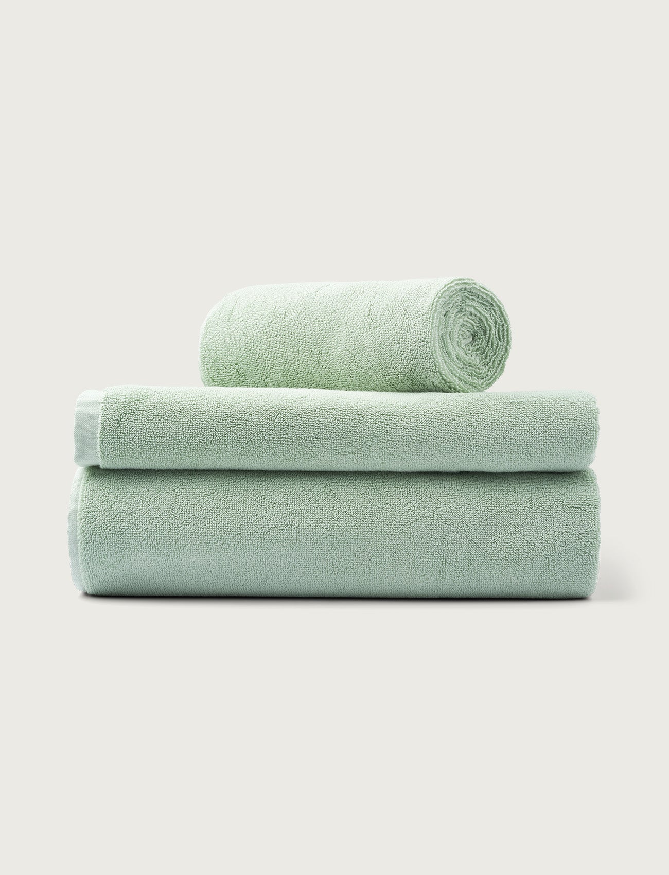 Naram Towels, silver sage