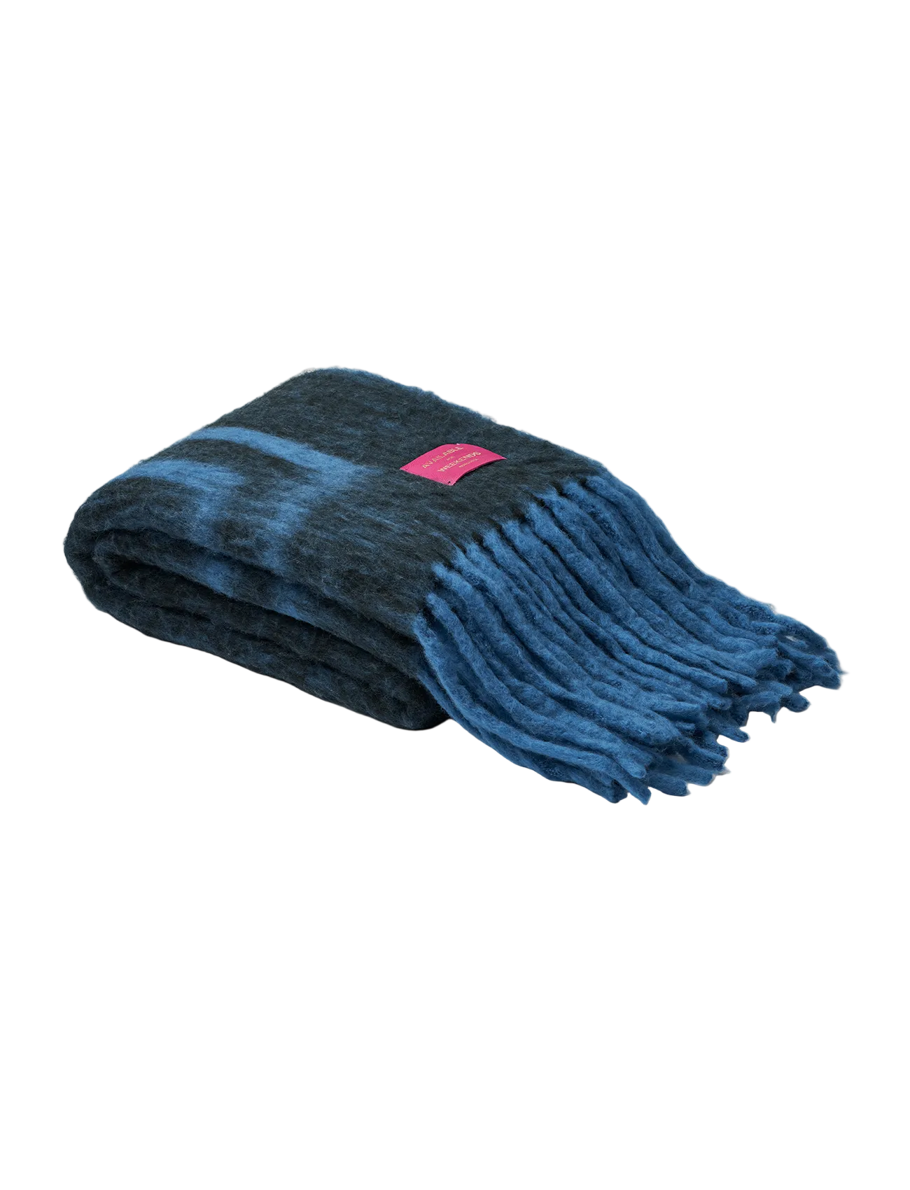 Weekend Plaid, raven & dazzling blue