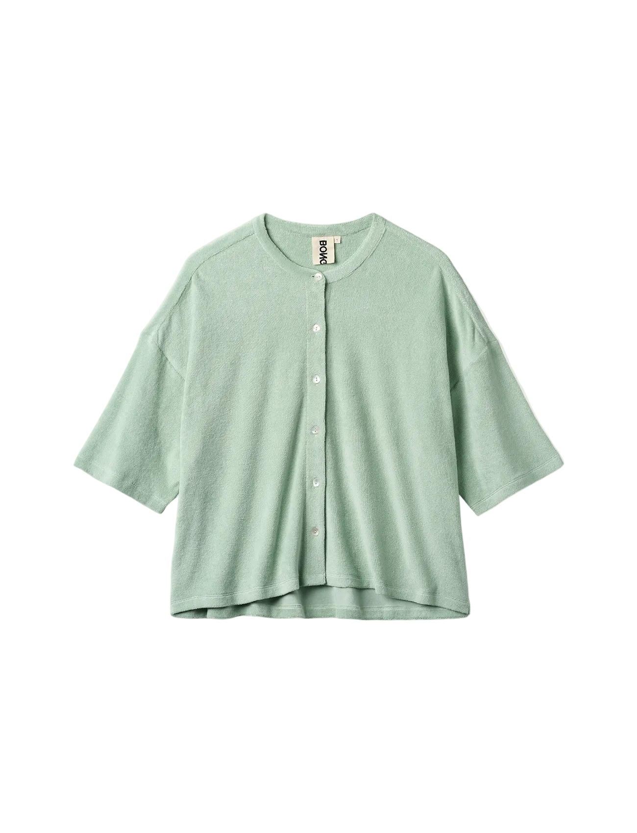 Naram Oversized Shirt, silver sage