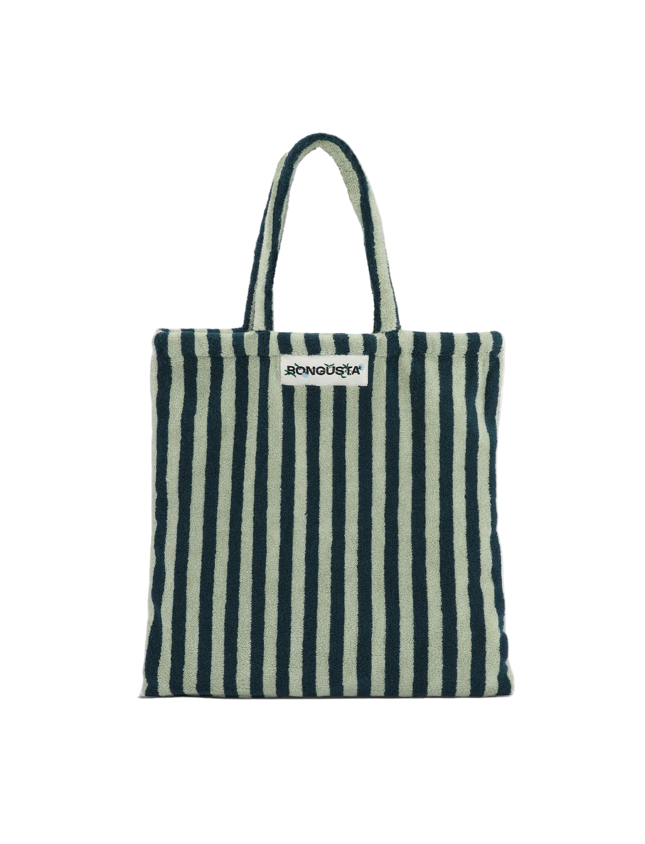 Naram Totebag, sea foam & deep teal