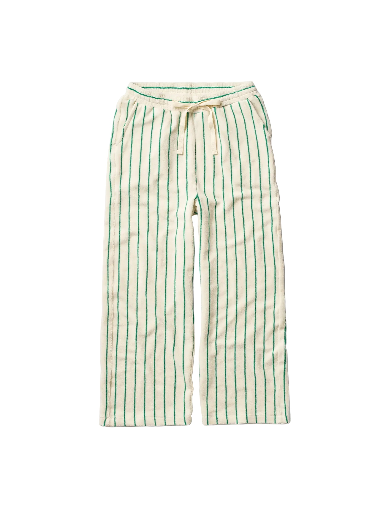Naram Pants, pure white & grass