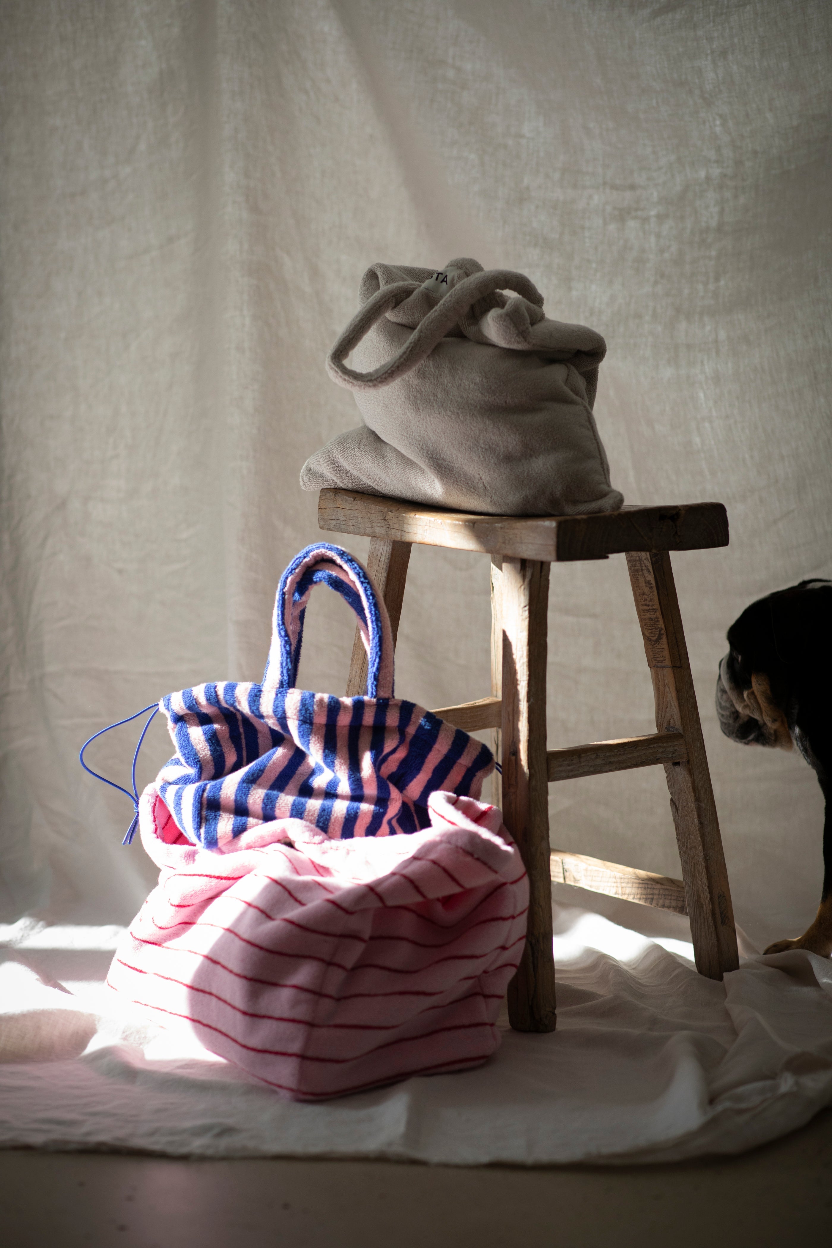 Naram Handbag Small, dazzling blue & rose