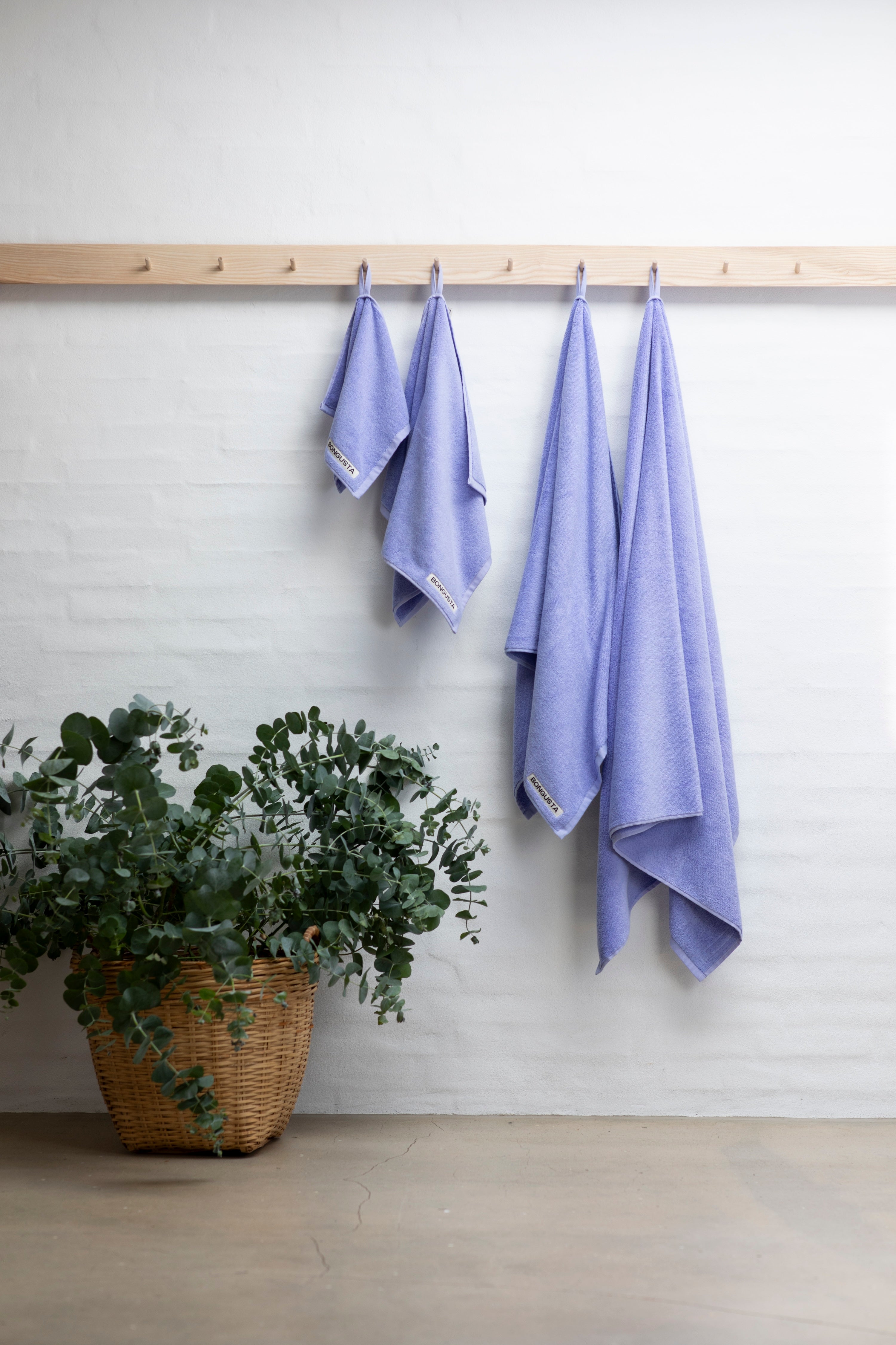 Naram Towels, lavender blue