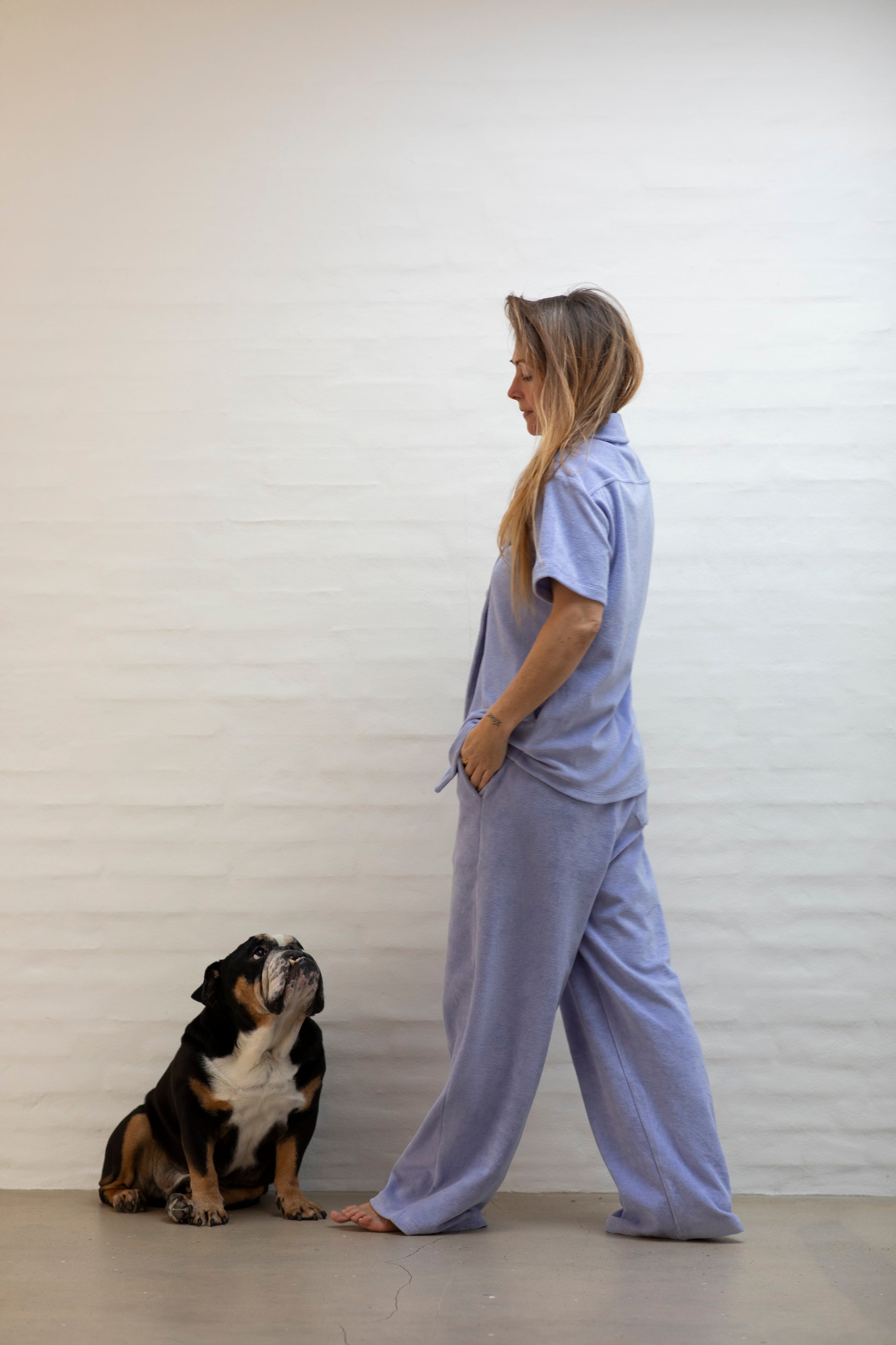 Naram Pants, lavender blue