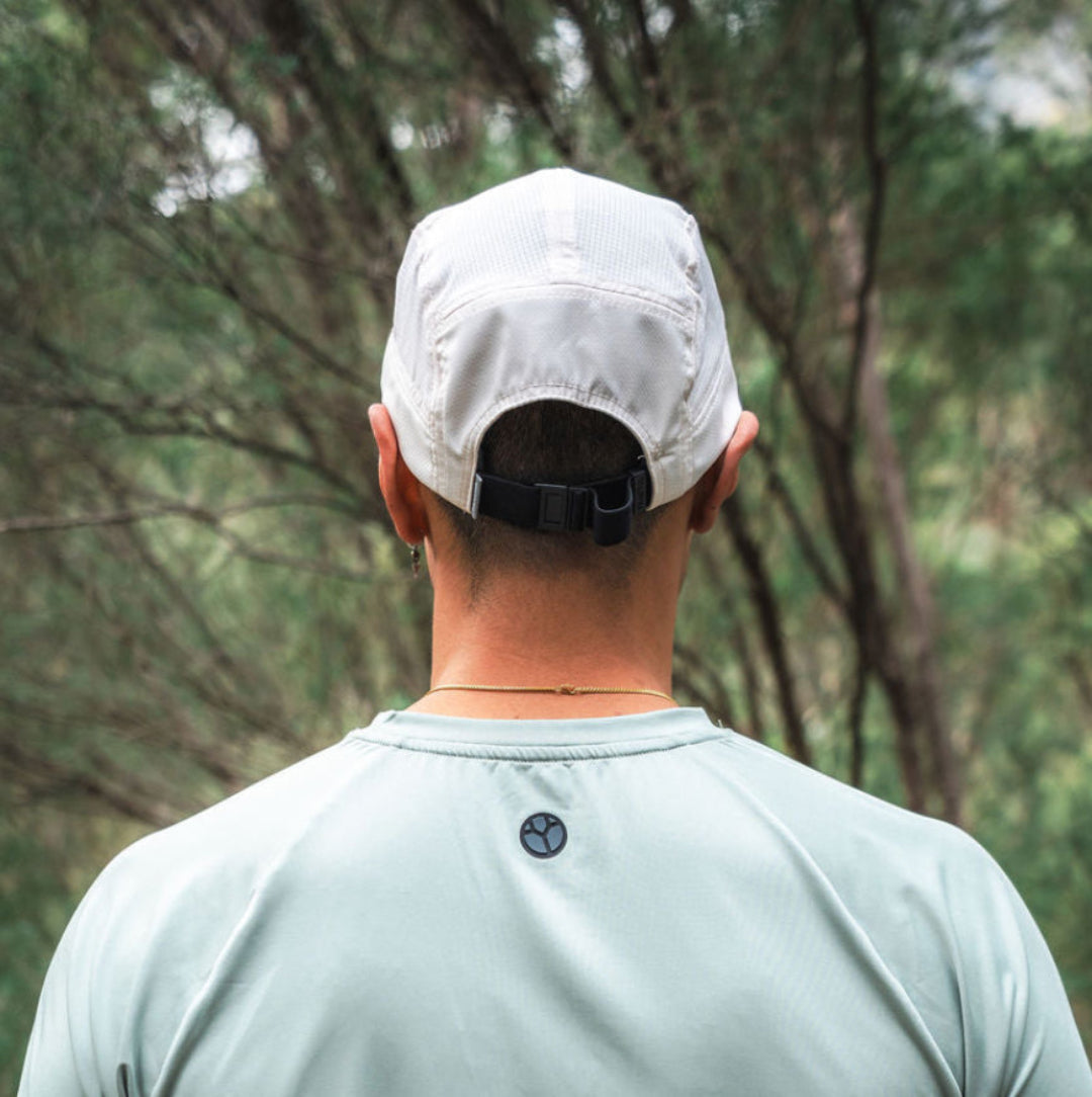 White M-Series Running Hat