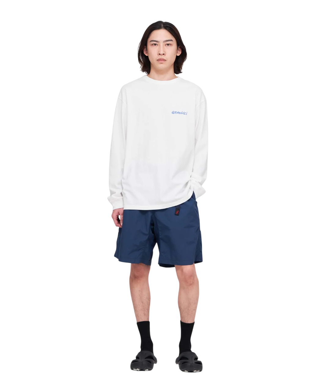 Nylon Loose Short | Navy