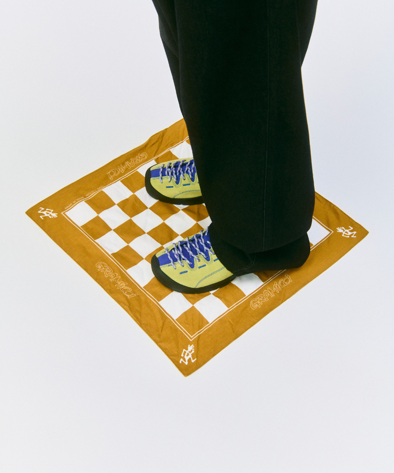 Checkers Bandana | Yellow Orange