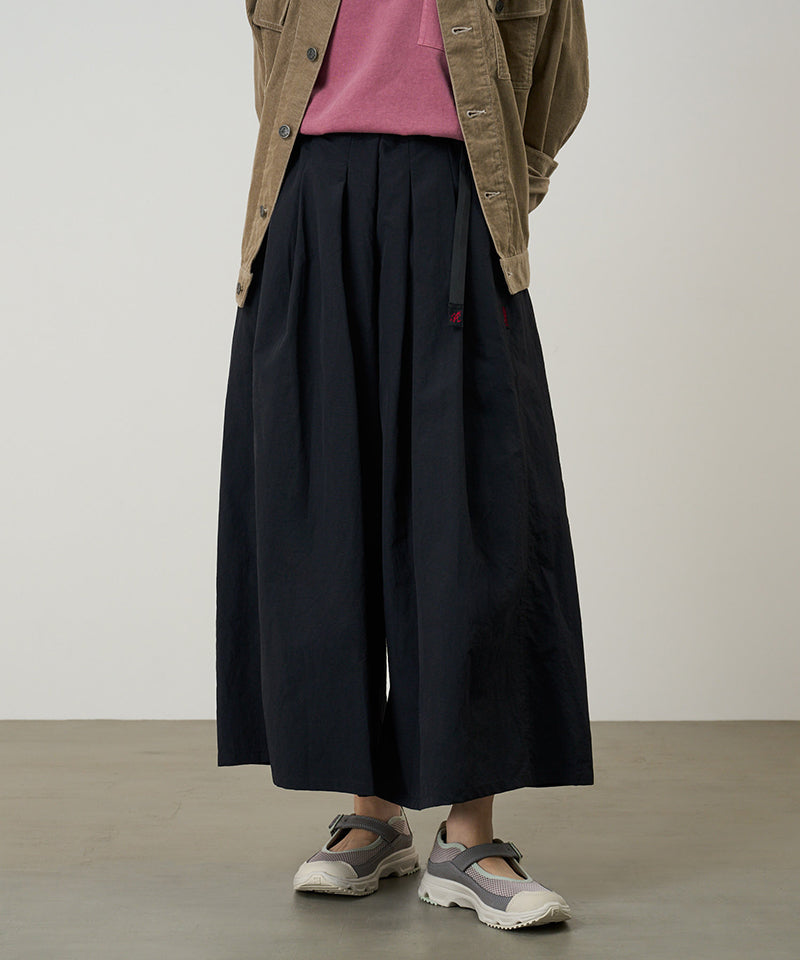 Nylon Flare Pant | Black