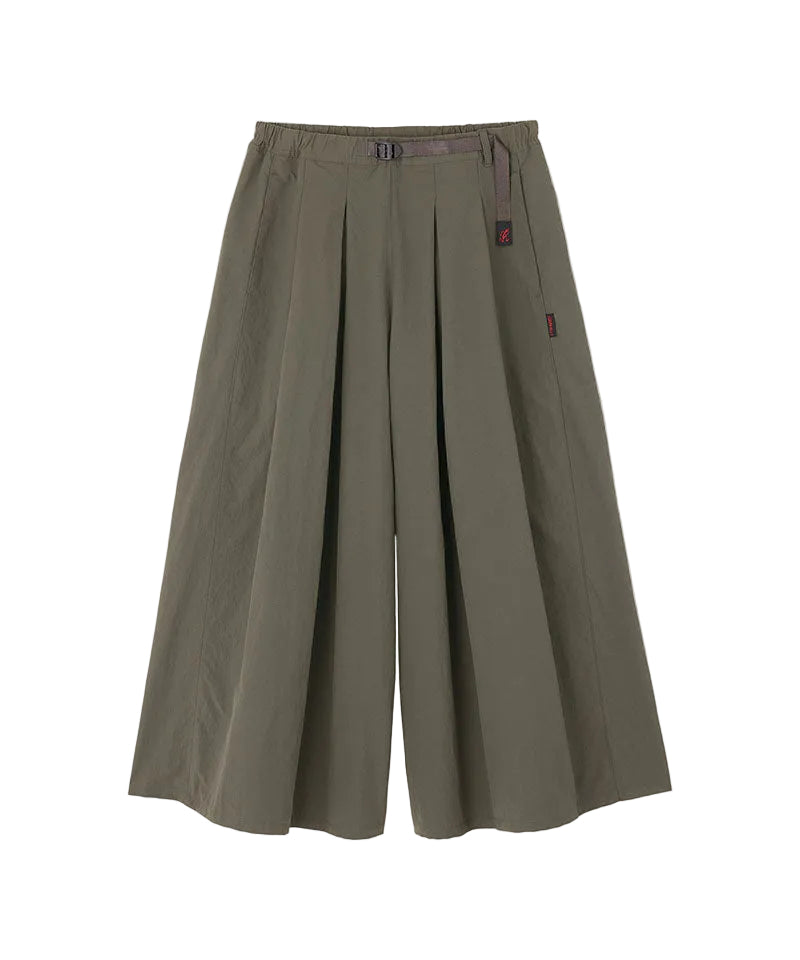 Nylon Flare Pant | Burnt Olive