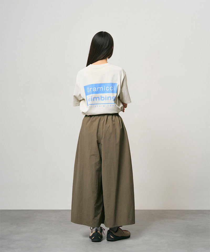 Nylon Flare Pant | Burnt Olive