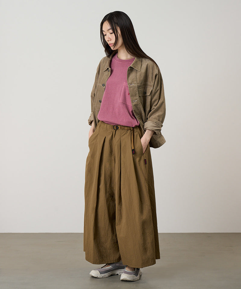 Nylon Flare Pant | Coyote