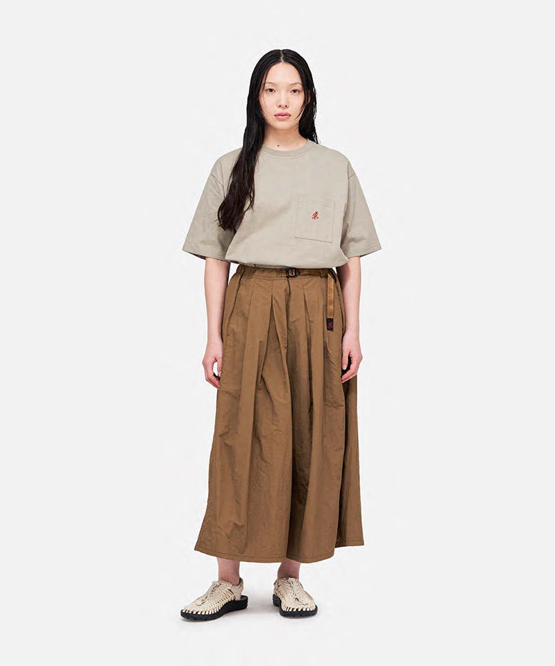 Nylon Flare Pant | Coyote
