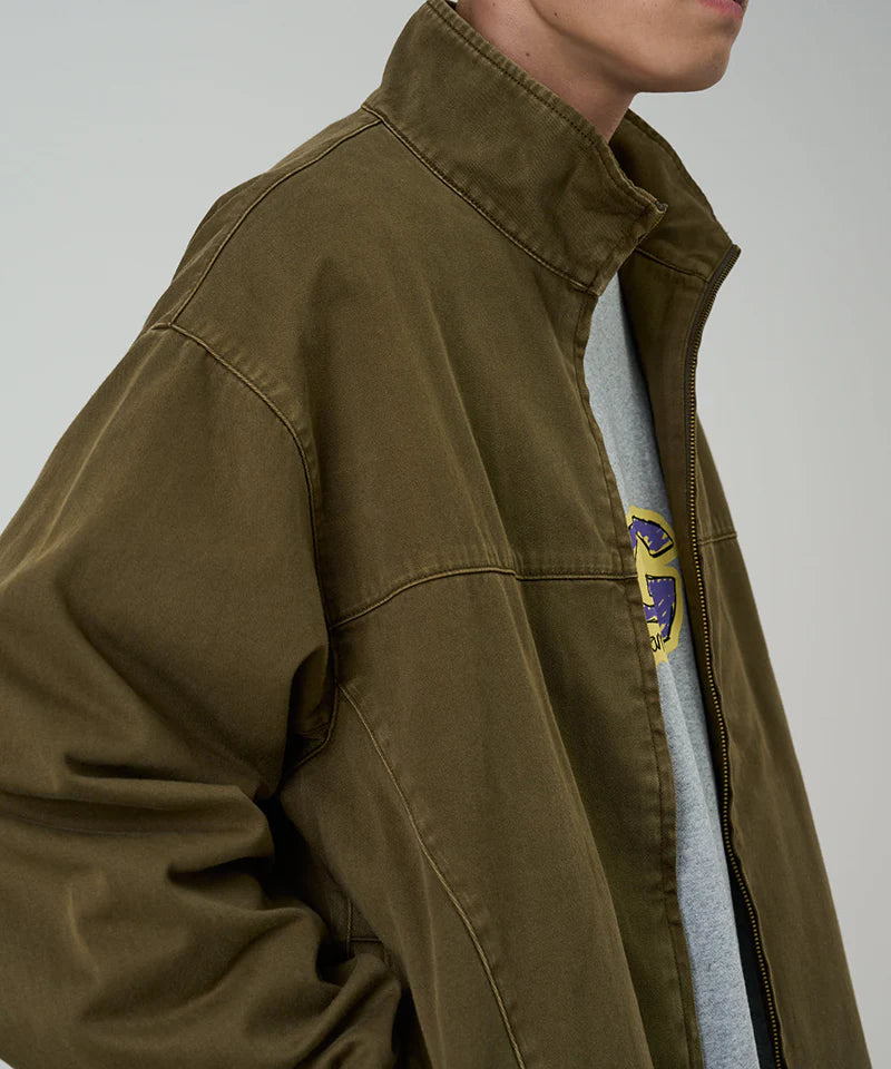 Twill-around Jacket | Bark Pigment
