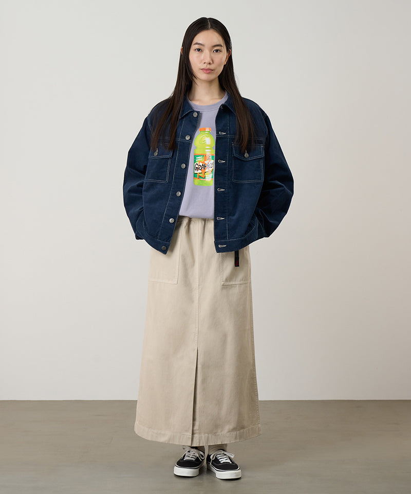 Long Baker Skirt | Sand Pigment
