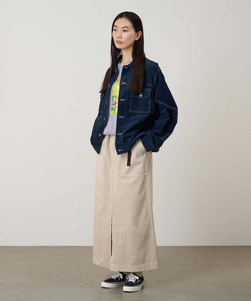 Long Baker Skirt | Sand Pigment