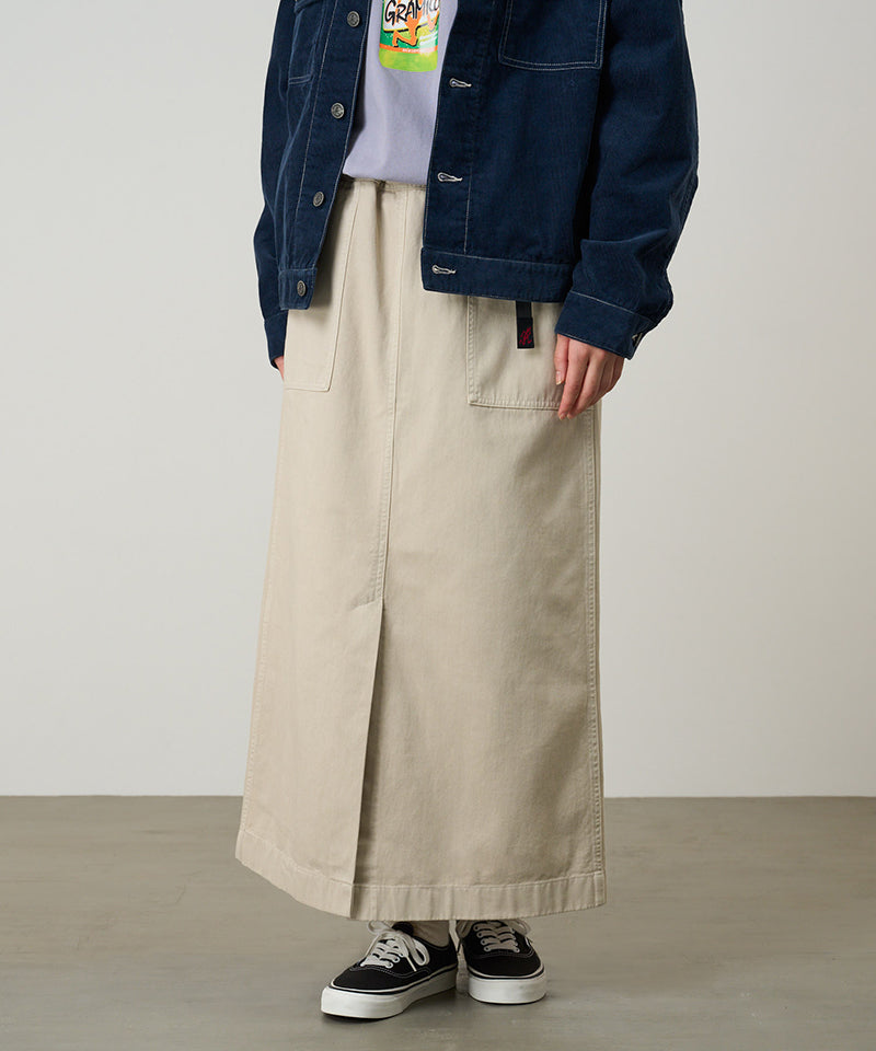 Long Baker Skirt | Sand Pigment