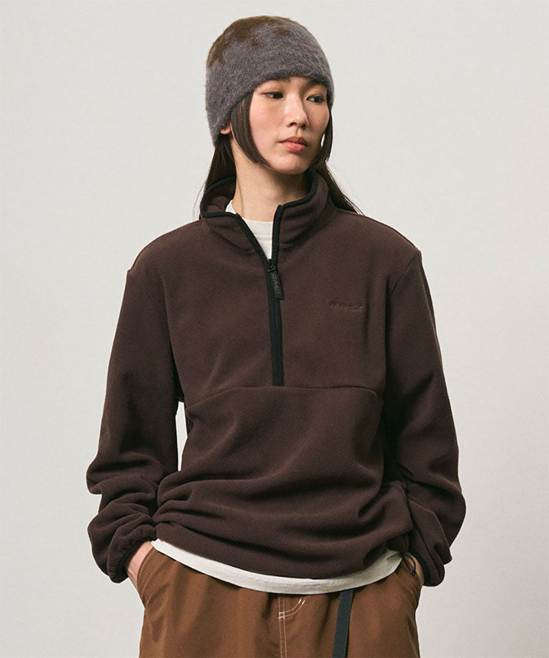 Thermal Fleece Pullover | Deep Brown