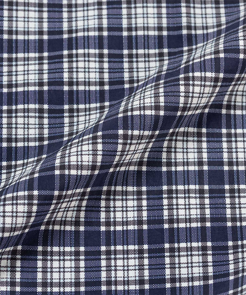 Checkered Shell Jacket | Navy Check
