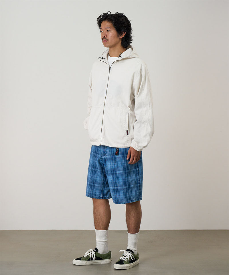 Lagoon Short Denim Plaid | Indigo Checkered Plaid