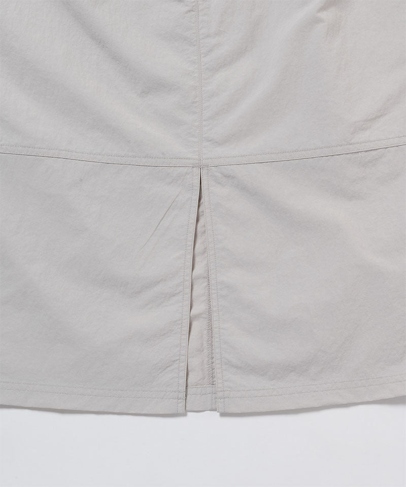 Nylon Utility Skirt | Ecru