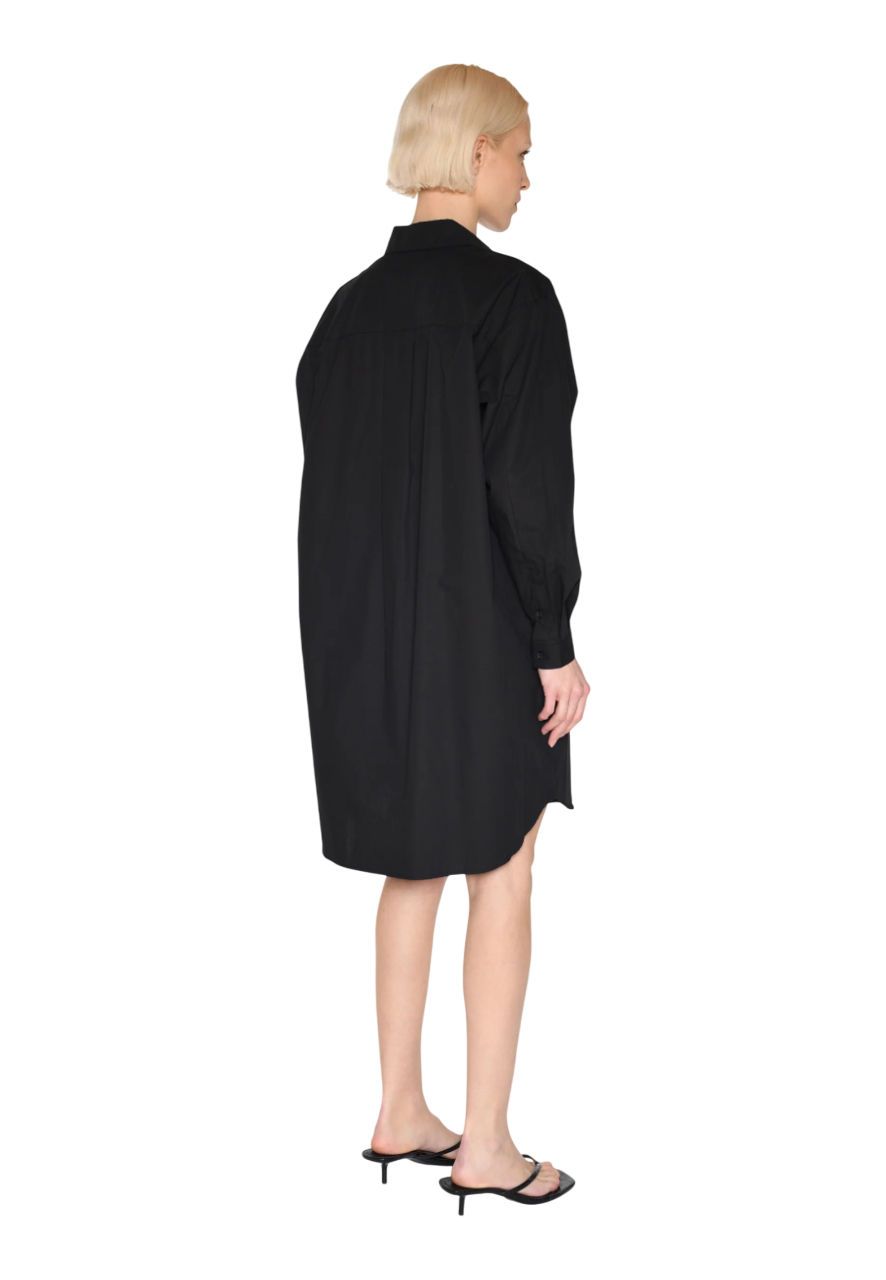 Hannah Shirt-Dress | Black