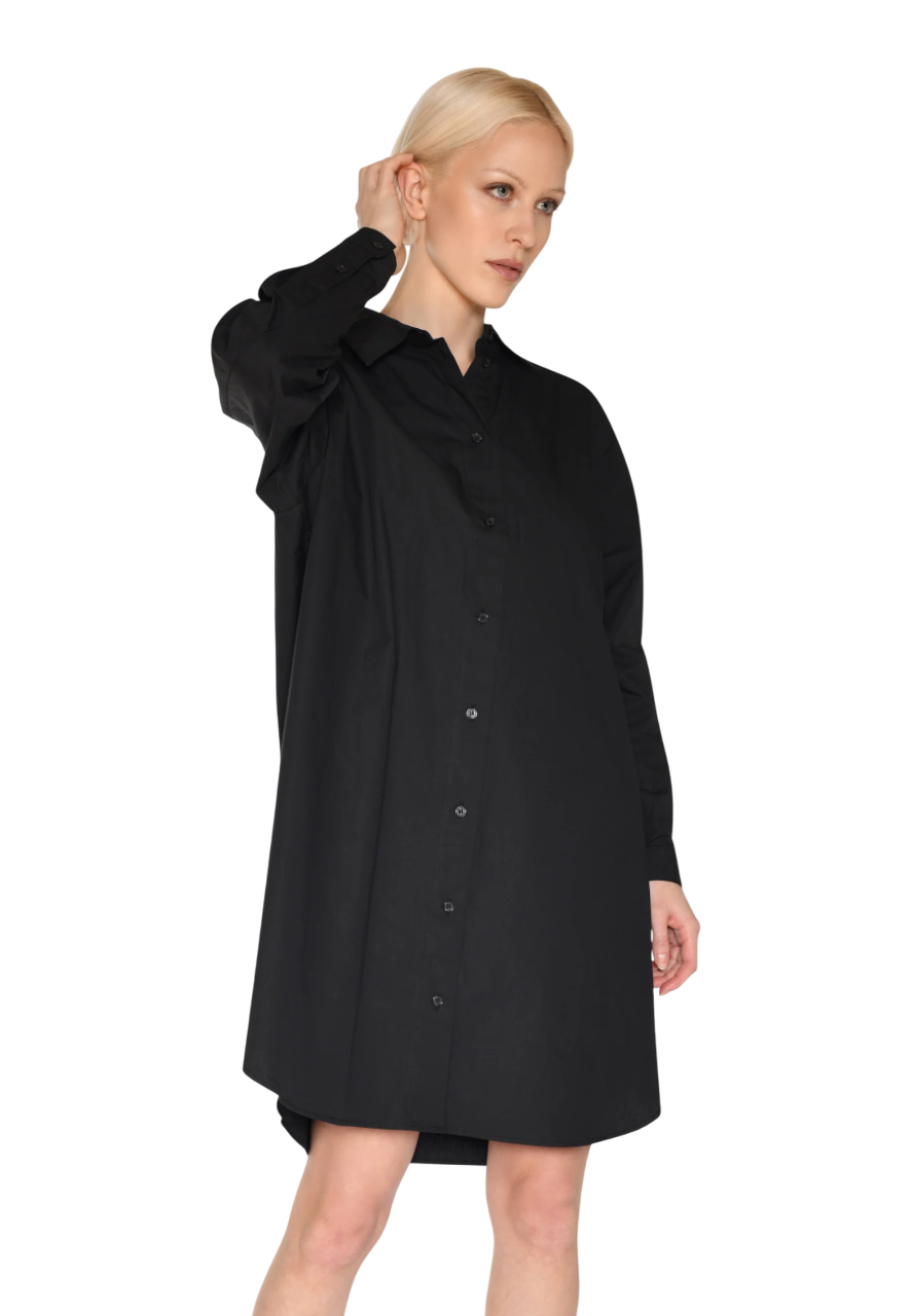 Hannah Shirt-Dress | Black