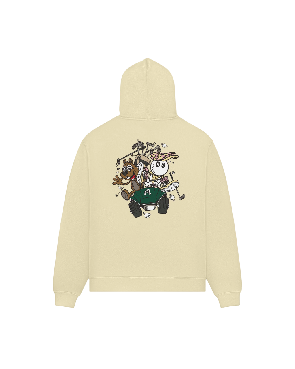 Two Man Scramble Hoodie | Light Khaki