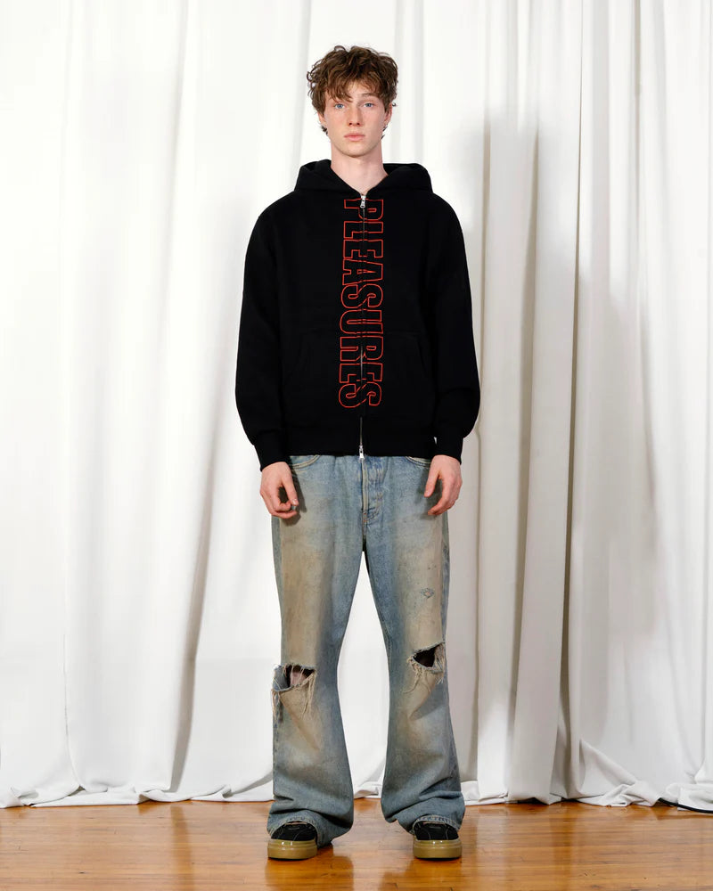 Impact Zip Hoodie | Black