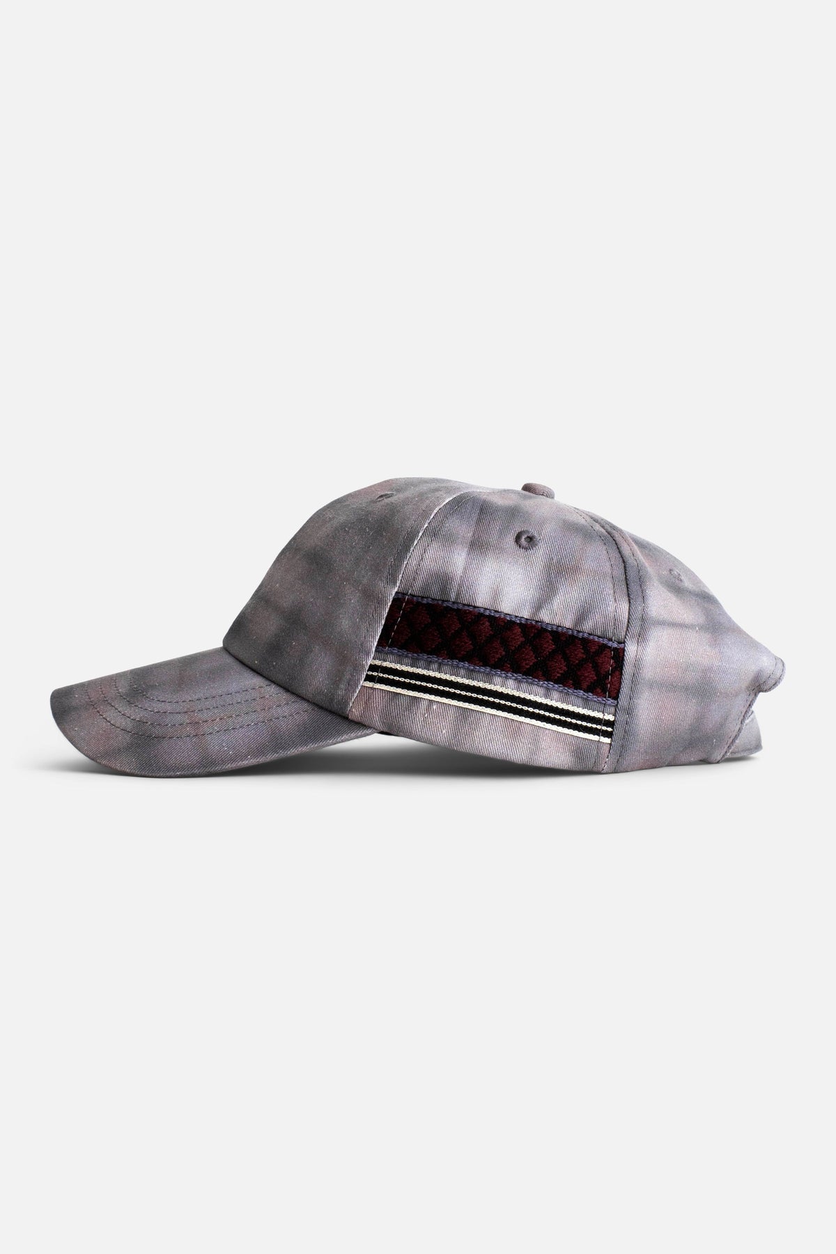Double Taping Plaid Cap | Plaid