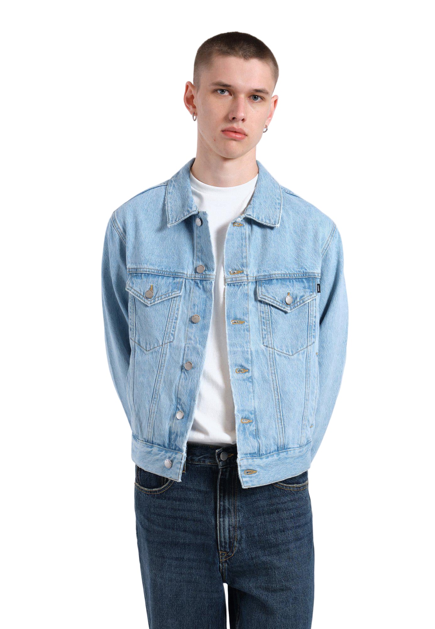 Joey Trucker Jacket - Stream Light Retro