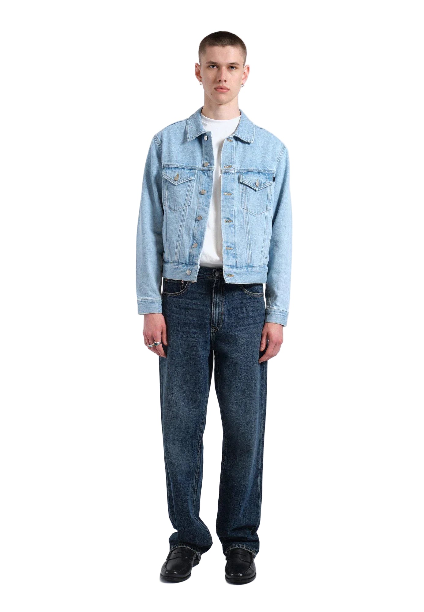 Joey Trucker Jacket - Stream Light Retro