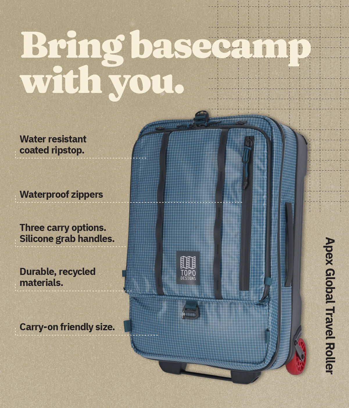 Apex Global Travel Bag Roller