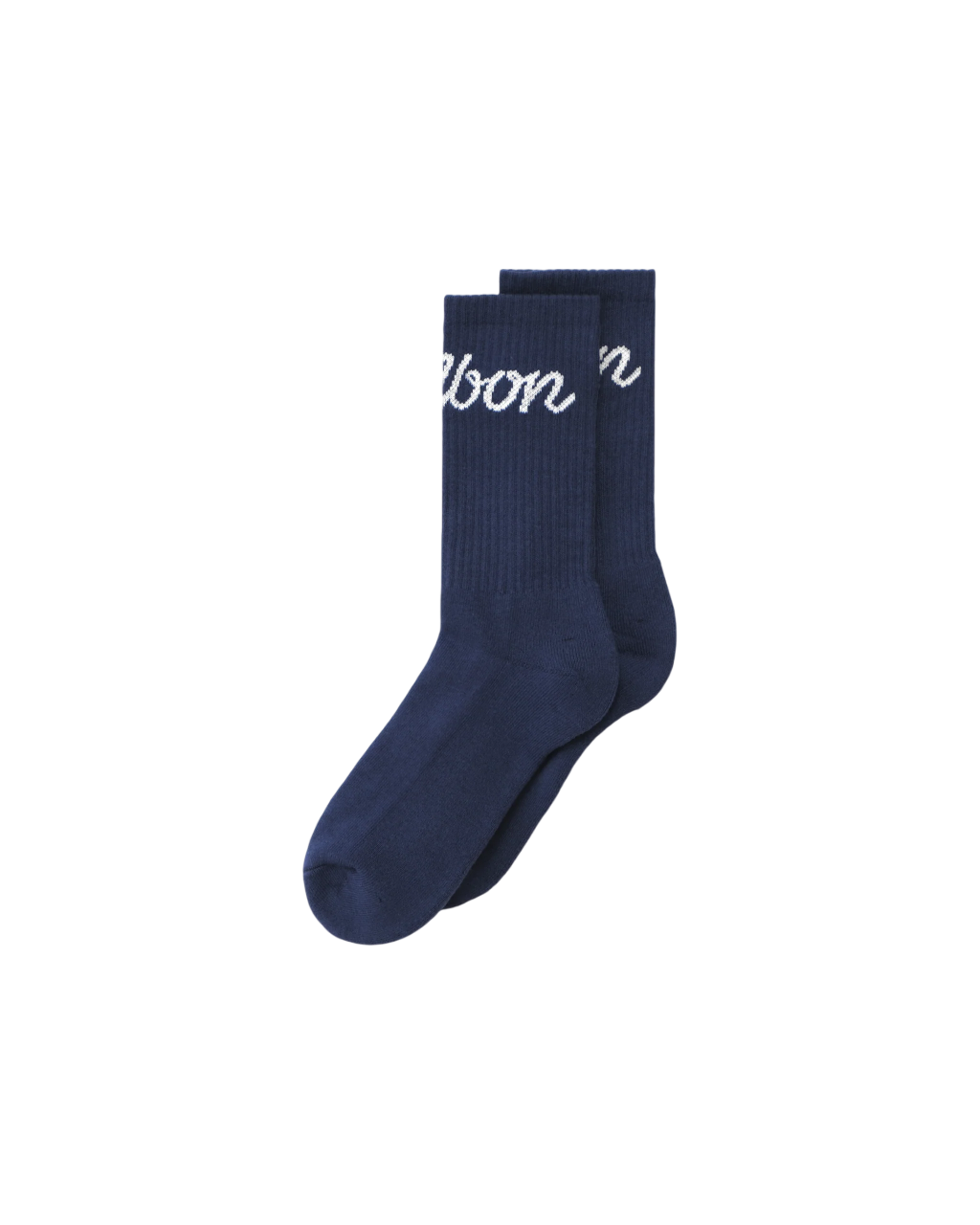 Bon Script Sock | Navy