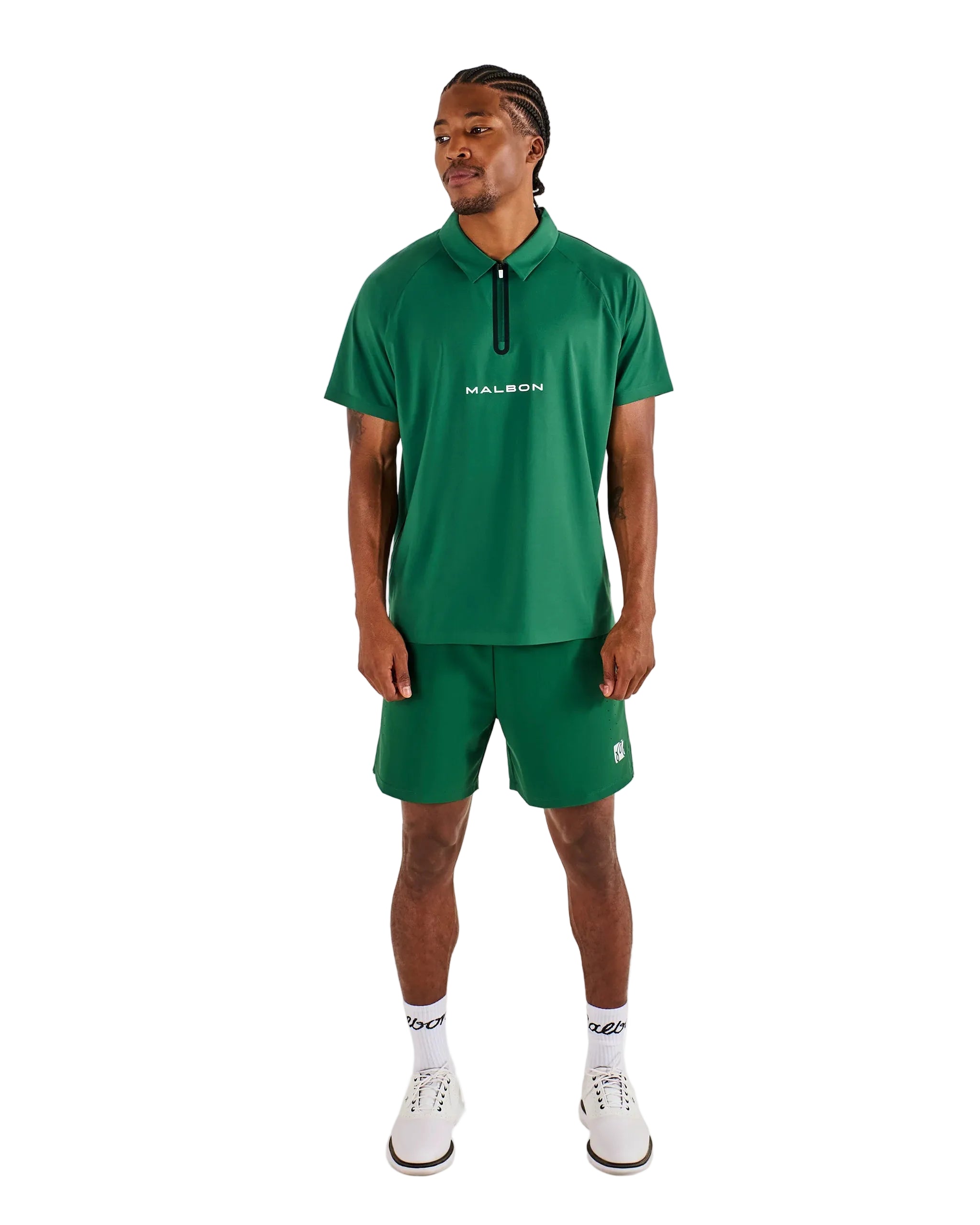 Performance Zip Raglan Polo | Eden