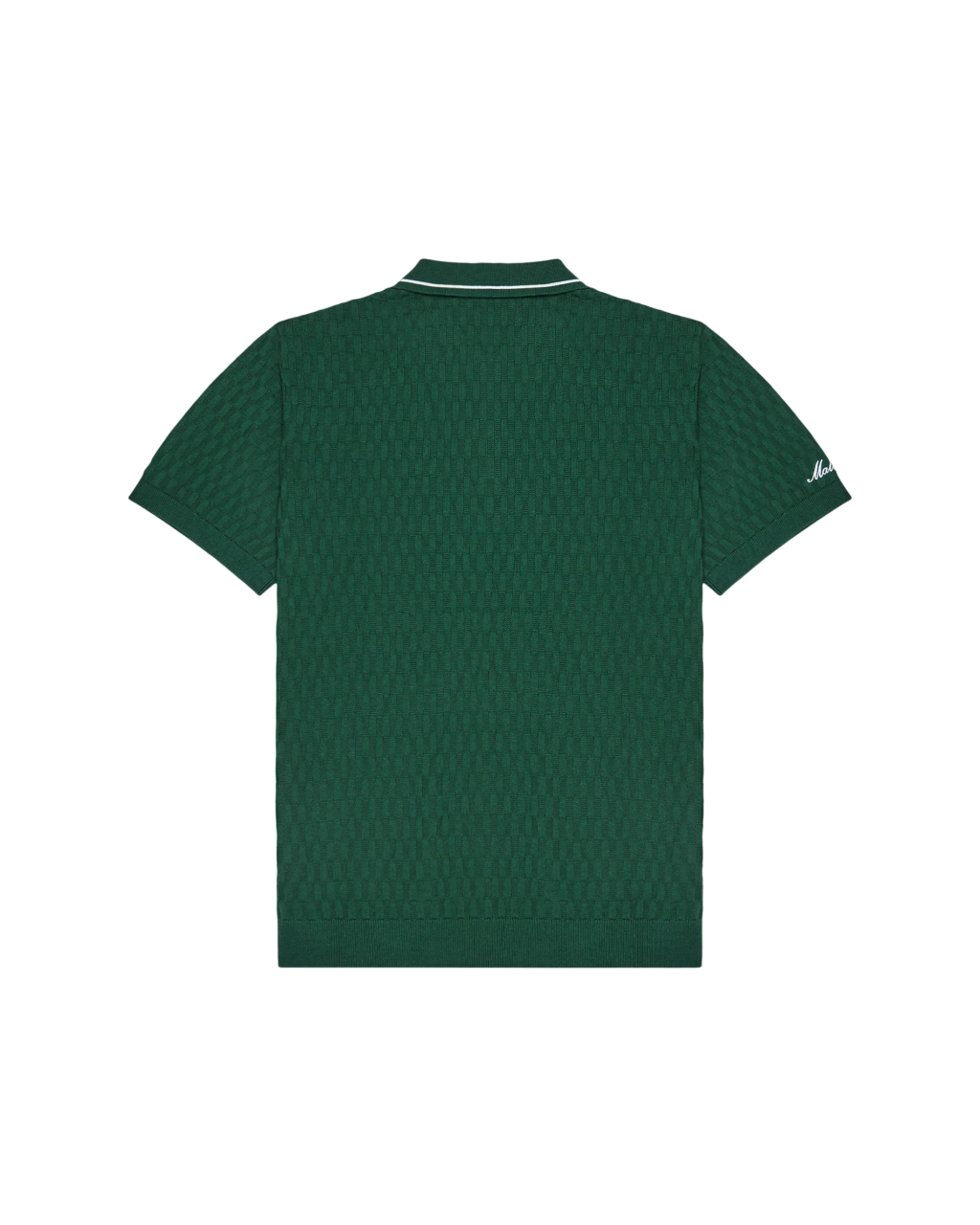 Crest Knit Polo | Myrtle